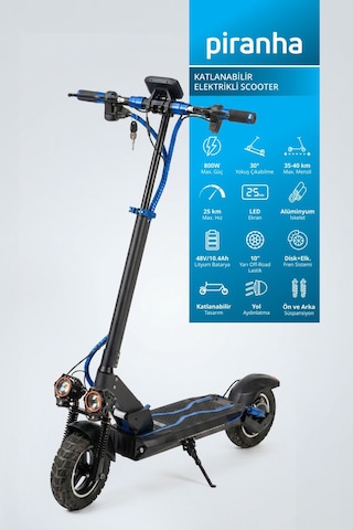 5020m 800w Elektrikli Scooter 48v 10.4ah 40 Km Menzil Katlanabilir Led Aydınlatma Sinyal Mavi 5020m 800w Elektrikli Scooter 48v 10.4ah 40 Km Menzil Katlanabilir Led Aydınlatma Sinyal Mavi
