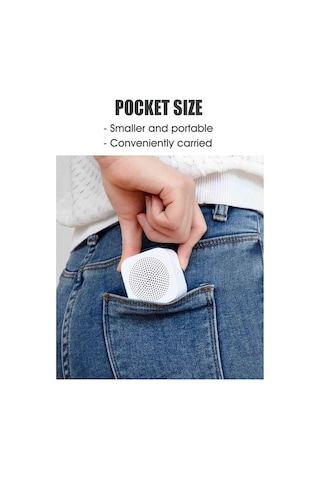 Teltree Xiaomi Xiaoai Taşınabilir Hoparlör Beyaz - Bt5.0 Kablosuz, 6 Saat Pil, Type-c Şarj, Zengin Ses, Dikey Tasarım