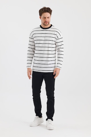 Alexander Gardi Alexandergardı Çizgili Regular Fit Sweatshırt E24-00158 001