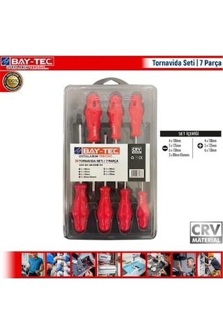 Bay-tec Mk4508-04 Tornavida Set 7 Parça