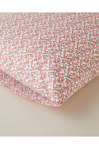 Berry Garden Kolay Ütülenir 2'li Yastık Kılıfı 50x70 Cm Kırmızı