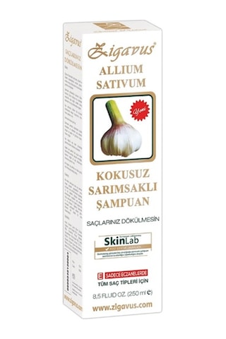 Zigavus Extra Plus Saç Dökülmesine Karşı Sarımsaklı Şampuan 250 ML