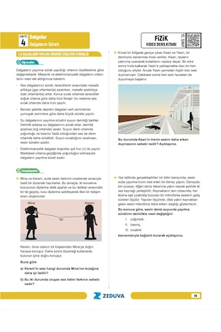 Zeduva Yayınları Fizikfinito 10. Sınıf Maarif Modeli Fizik Notları
