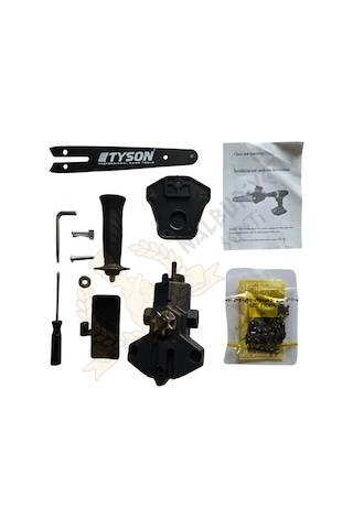 Kupa Tyson Zincirli Dal Budama Testere Matkap Aparatı