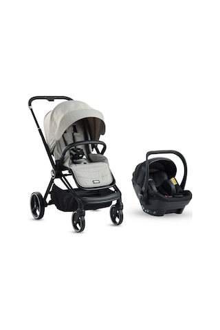 Kraft Mila Mika Travel Sistem Bebek Arabası Gri Gri