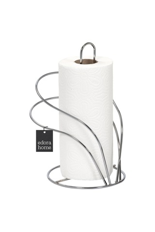 Silver Kuğu Kağıt Rulo Havluluk, Peçetelik Mutfak Banyo Çocuk Yatak Odası Aksesuar - Metal Paslanmaz Gümüş