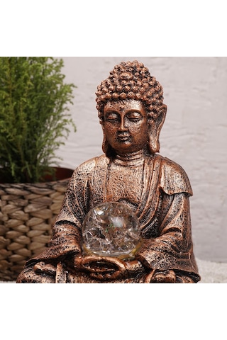 Zen Lord Buddha Temalı Eskitme Su Şelalesi