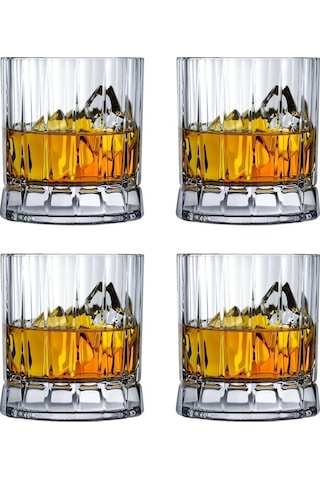 Paşabahçe 68174 Nude Wayne 4'lü Kristal Viski Bardağı 250 CC