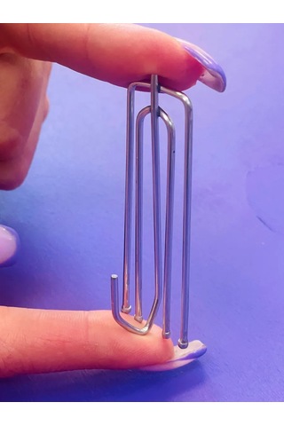 Lundo Perdeler İçin Metal Kanca 70x25 368556643 Gümüş