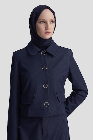 Armine Blazer Ceketli Tencel Takım 25kd1706 Lacivert Lacivert