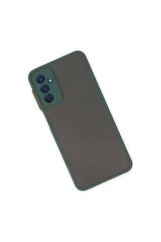 Cosmotex Newface Samsung Galaxy M13 Kılıf Montreal Silikon Kapak - Yeşil
