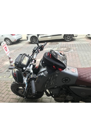 Dot Cycle Depo Üstü Suya Dayanıklı Mıknatıslı Askı Kayış ve Kancalı Motosiklet Çantası