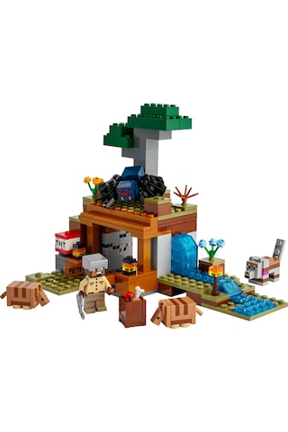 LEGO® Minecraft® Armadillo Maden Keşfi 21269 - 8 Yaş ve Üzeri Macera Oyunları Seven Çocuklar için Yaratıcı Oyuncak Yapım Seti (247 Parça)