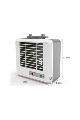 Puluzpuluz Taşınabilir Mini Sessiz Elektrikli Hava Soğutucu Beyaz 8917 Beyaz