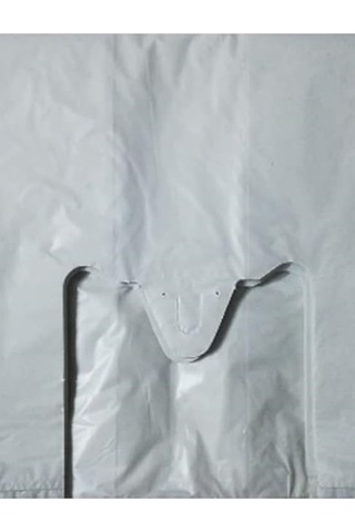 Kalın Beyaz Poşet Büyük Boy 1 Kg Hışır Atlet Poşet Market Manav Poşeti