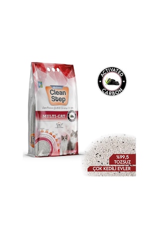 JADAWA Clean Step Multi-Cat Çoklu Kediler için Aktif Karbonlu Top JADAWA Clean Step Multi-Cat Çoklu Kediler için Aktif Karbonlu Top