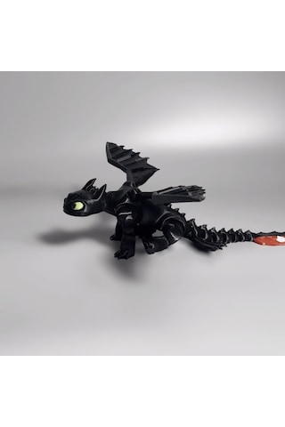 3D Ejderhanı Nasıl Eğitirsin - Dişsiz Toothless Hareketli Figür