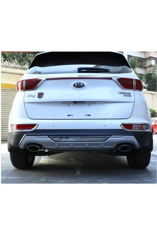 Kia Sportage Ön Ve Arka Koruma Difüzör 2016-2018 Çift Çıkış Egzoz