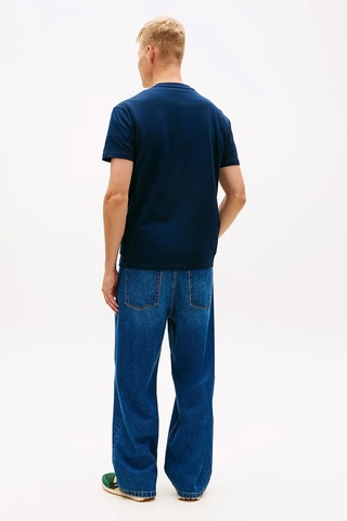 Tommy Hilfiger Tjm Erkek Regular İmza Şeridi T Ext Lacivert T-shirt-13660 Lacivert