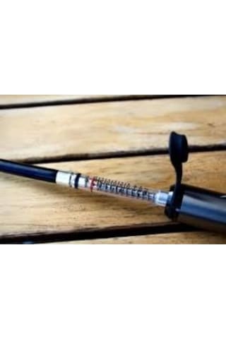 Moon Aıolos Gauge Pro-HP Bar Göstergeli Bisiklet Pompası 160Psi Siyah