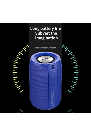 Springsun S32 Mavi Tws Bluetooth Hoparlör - 5w Stereo, Su Geçirmez, Gürültü Önleyici免提, Taşınabilir Dış Mekan Partileri İçin
