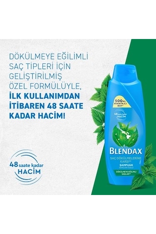 500 Ml Dökülmeye Eğilimli Saçlar İçin Isırgan Özlü Şampuan