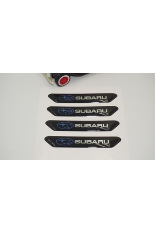 Subaru Logo Kapı Kenarı Koruma Metalize Damla Desen 3M Band