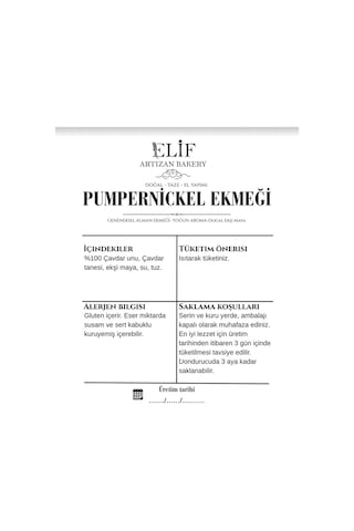 Pumpernickel Ekmeği