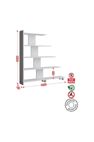 Decormet Reward Kitaplık Beyaz Diğer