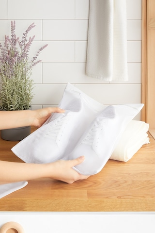 Ocean Home Textile 3'lü Beyaz Renk Ayakkabı Yıkama Filesi Set
