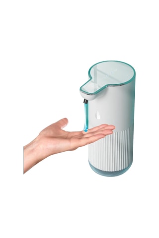 Xiaaokeji Sıvı Otomatik Sabunluk Temassız Ayarlanabilir Sabunluk Beyaz