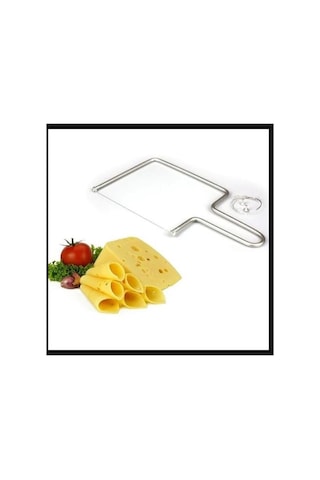 Peynir Kesme Teli + Chips Chopper Şekilli Sebze Ve Meyve Dilimleyici - 2li Set N0z5t3 Çelik Diğer