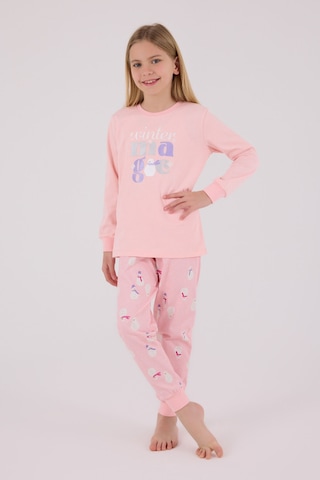 Rolypoly Kız Çocuk Pembe Pijama Takımı Rp3712-c-v2 Pembe