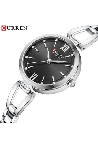 Curren 9092 Quartz Kadin Kol Saati Orjinal Kutusunda -siyah Renk Kadran Gümüş