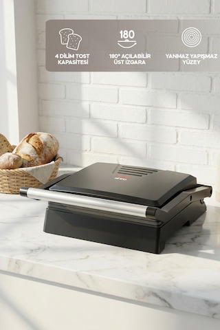Sinbo SSM-2594 1000 W Izgara Ve Tost Makinesi