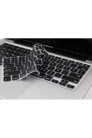Apple Uyumlu MacBook 13.3' Pro 2022 M2 Zore Klavye Koruyucu Silikon Ped