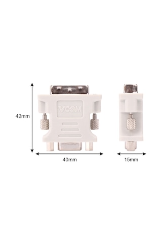 Vcom Ca301 Dvi 24+5 Erkek To Vga Dişi Dönüştürücü