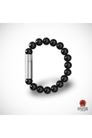 Les Fines Lames Punch Bileklik Steel Oniks - M