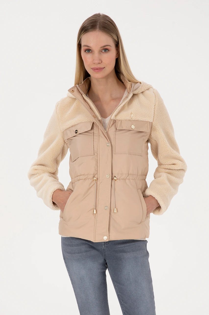 U.s. Polo Assn. Kadın Ekru Deri Mont-kaban 50317362-vr019 Ecru