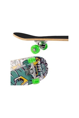 Delta Transparan Silikon Teker Üstü Zımparalı Kaykay - Ust 1164 Çok Renkli