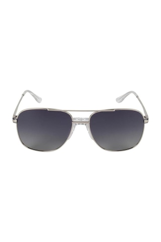 Flirt Fl 761 700p 58 Polarize Unisex Pilot Gri Metal Güneş Gözlüğü Gri