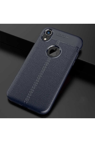 Apple Uyumlu iPhone Xr 6.1 Kılıf Zore Niss Silikon Kapak Lacivert