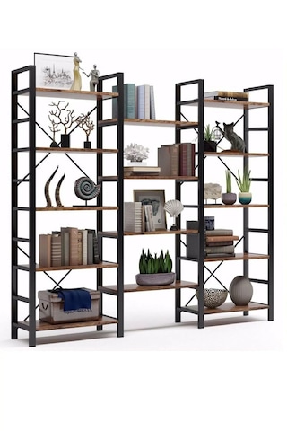 Halevia Metal Ahşap Maxi Kitaplık.