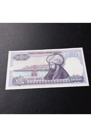 Escoines Koleksiyon 39963676420f8da052 7.emisyon 1.tertip C89serisi 1000türk Lira Ca/çil Kagıt Para