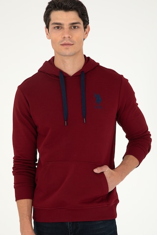 U.s. Polo Assn. Erkek Bordo Sweatshirt 50289059-vr014 Bordo