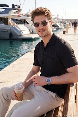 Buratti Pamuklu Regular Fit Göğüs Cepli Düğmeli Polo T Shirt Erkek Polo T Shirt 4565001 Siyah