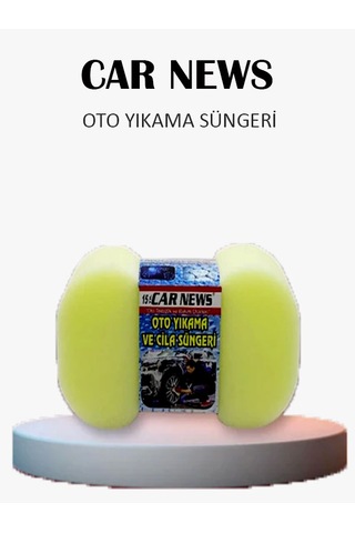 Car News Oto Lastik Parlatıcı 4 Lt Ve Oto Yıkama Süngeri