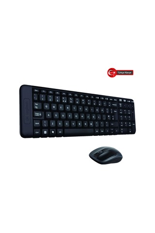 Logitech Mk220 920-003163 Kablosuz Türkçe Q Klavye/mouse Set Lazer