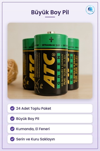 Büyük Boy Pil 24 Adet Uzaktan Kumanda El Feneri Oyuncak Ev Kullan
