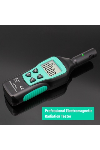 Springsun Fy876 Ev Ve Dışarıda Kullanılan Elektromanyetik Radyasyon Testeri - Manyetik Ve Elektrik Alanı, Sıcaklık Ölçümü - Siyah Pil Dahil Değil